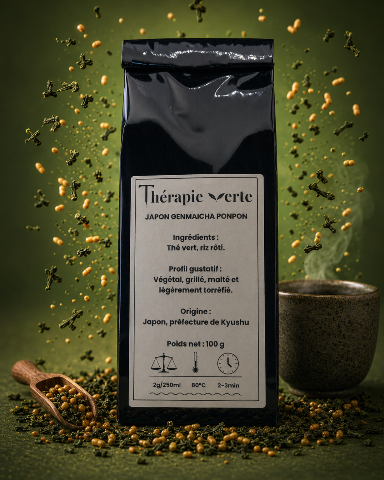 Japon Genmaicha Ponpon